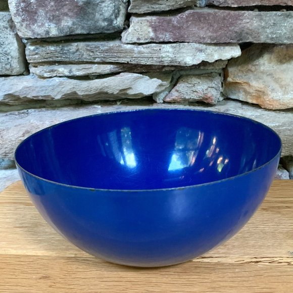 Finel Other - VTG Finel Enamel 7" Bowl MCM Finland Kaj Franck Cobalt Blue 60s Mid-century Mod